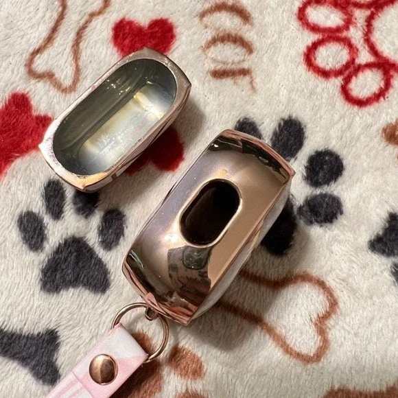 Airpods Case Airpods Cover Pink Apple AirPods Case, Strap, and Cushions - Picture 6 of 9